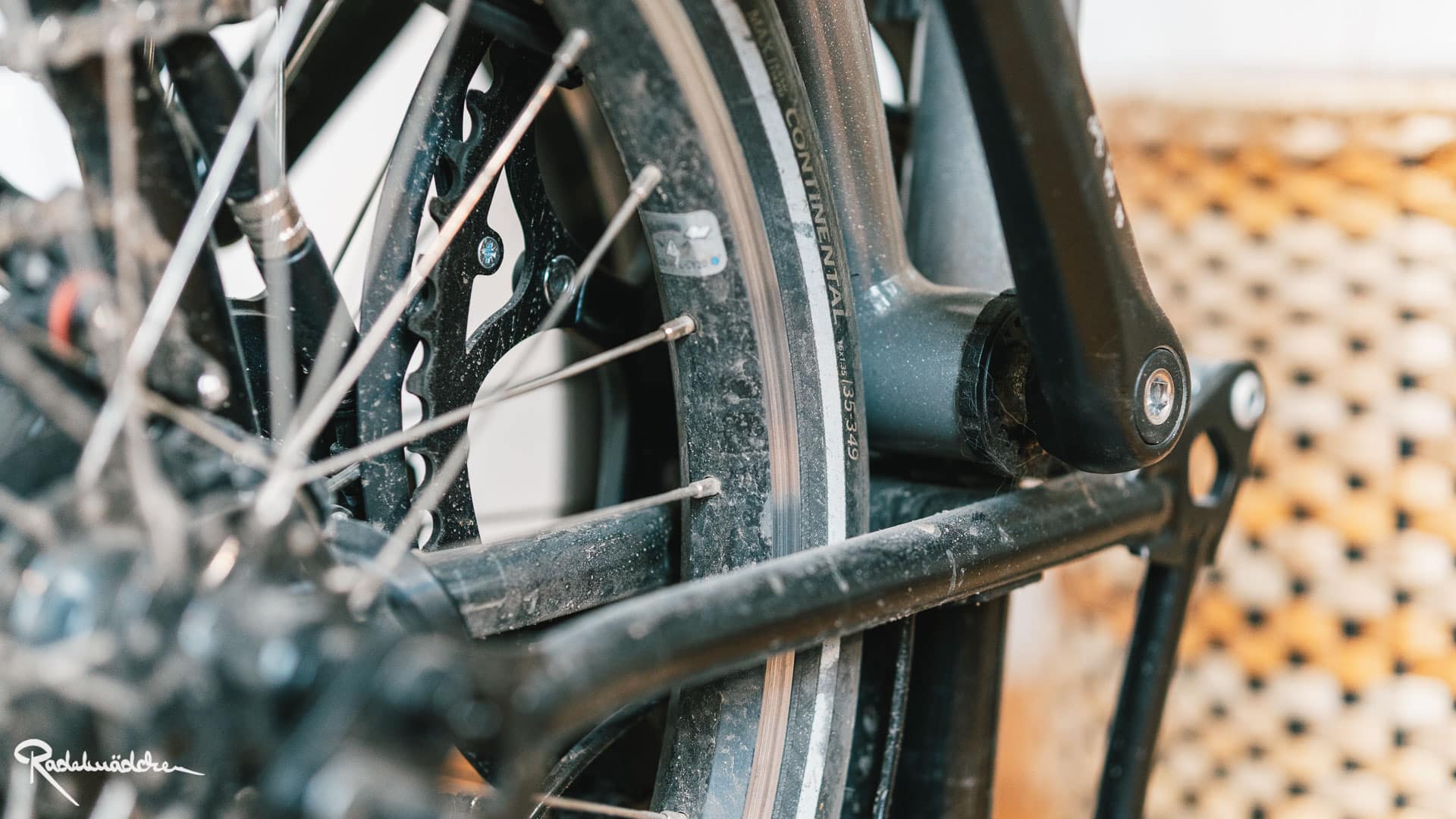 Litepro Easy Wheels Paar – Superleichte Alu-Rollen Für Brompton, Schwarz