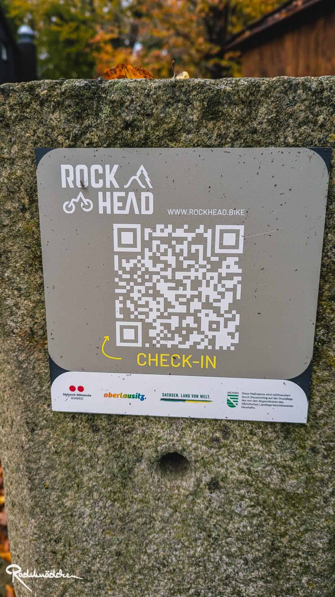 RockHead Bike Check in QR Code