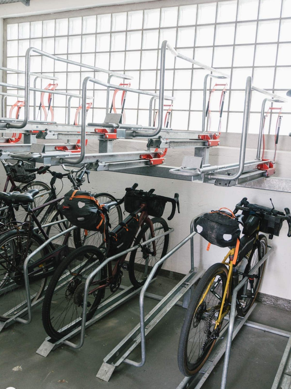 Fahrradgarage an der Bauhausschule